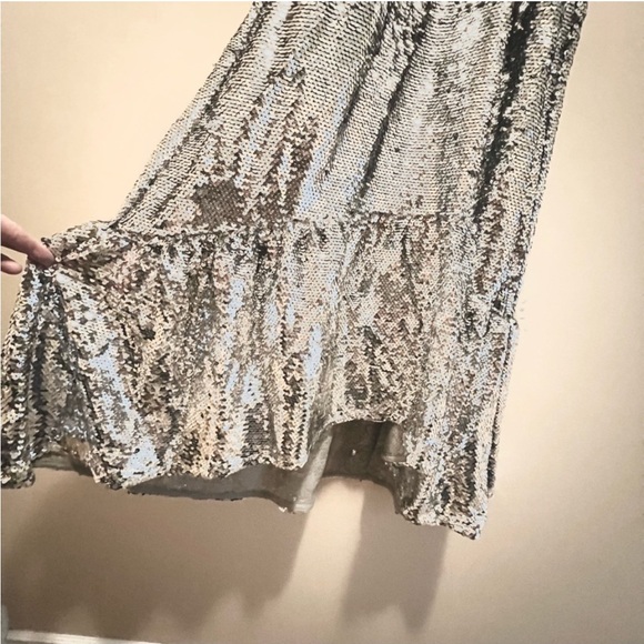 NWT Anthropologie Maeve one shoulder sequin dress - Picture 4 of 5